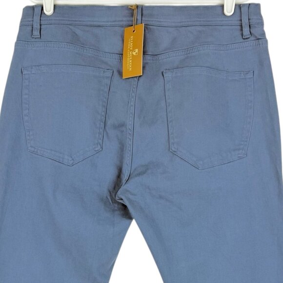 Elliot Muryan Men's Slim Fit Straight Leg Mid Rise Stretch Blue Pants 40x30 NWT - Picture 4 of 10
